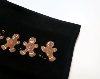 Lebkuchen Sweatshirt, Crewneck Sweatshirt, besticktes Sweatshirt, Unisex Erwachsene/Kinder, Weihnachtsgeschenk