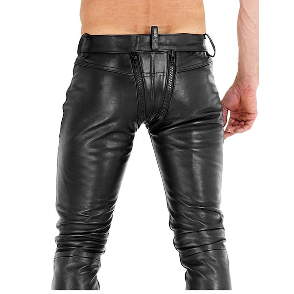 Back Zipper Pants Etsy