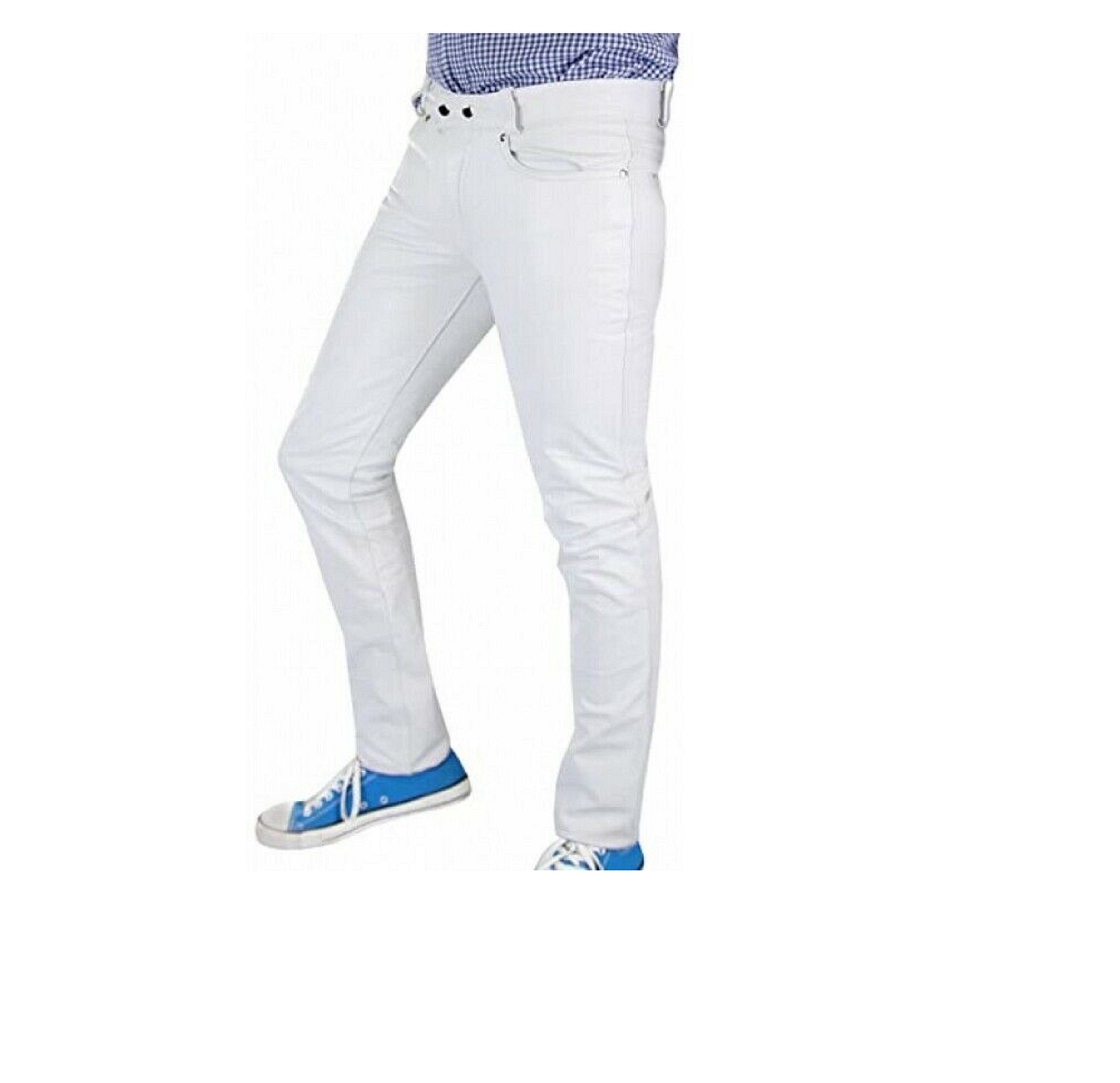 Leather trousers Louis Vuitton White size 38 FR in Leather - 33770204
