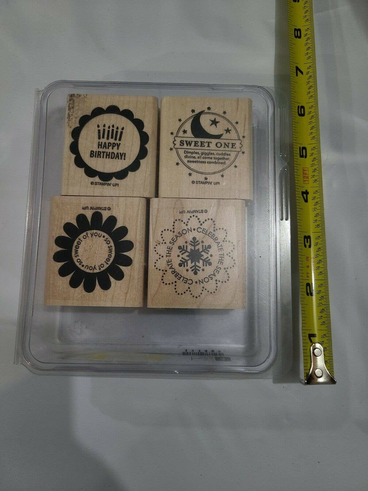 Stampin up so Many Scallops Set of 4 Wood Rubber Stamps - Etsy