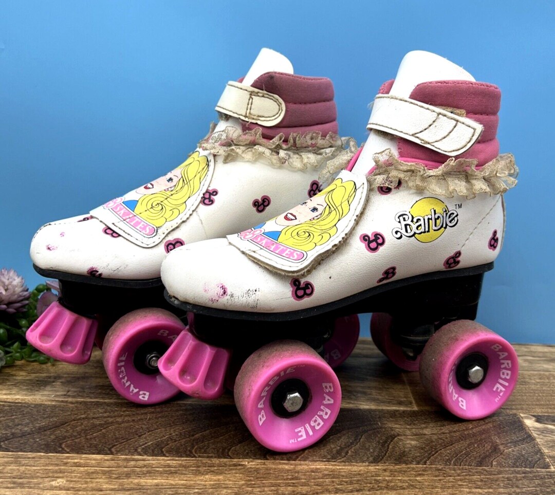 Vintage 1988 Barbie Sweet Skates Roller Skate Youth Size 13 - Etsy