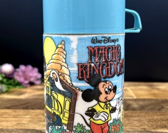 Vintage 1979 Walt Disney's Magic Kingdom Mickey Mouse Aladdin Thermos Cup Botella