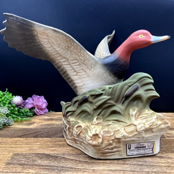 Jim Beam Decanter Duck Etsy