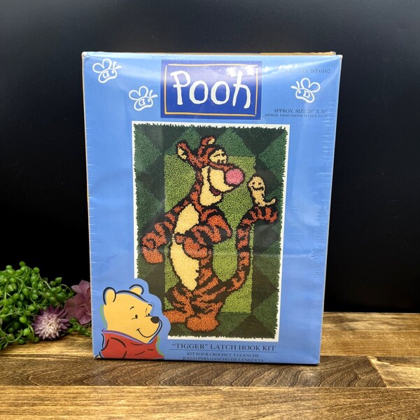 Winnie the Pooh Hook Rug Kits Etsy
