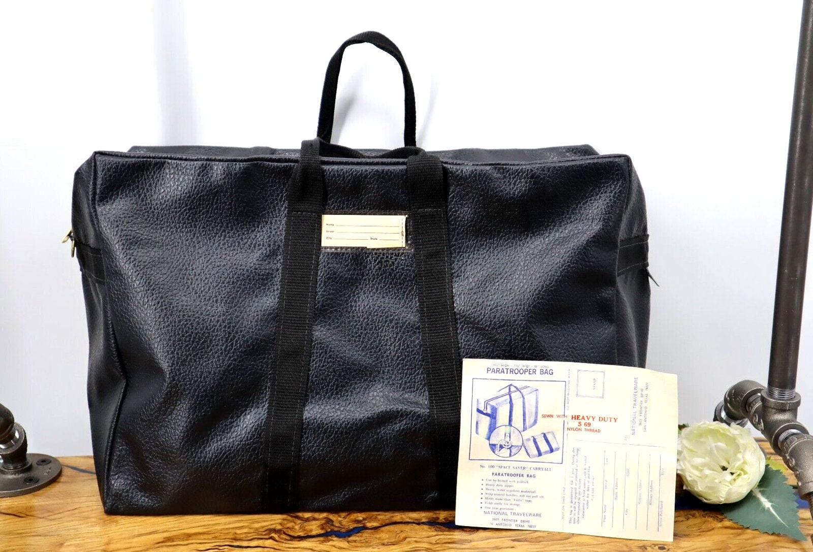 MCM Vintage Visetos Belted Duffel Bag (SHF-19048) – LuxeDH