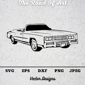 American Car SVG Vector design for Cricut & Silhouette Cut files Digital download Lowrider Hydraulics DXF