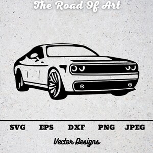 Car SVG cut file for Cricut & Silhouette Digital vector EPS DXF Png Jpeg Instant download Racing car Clipart