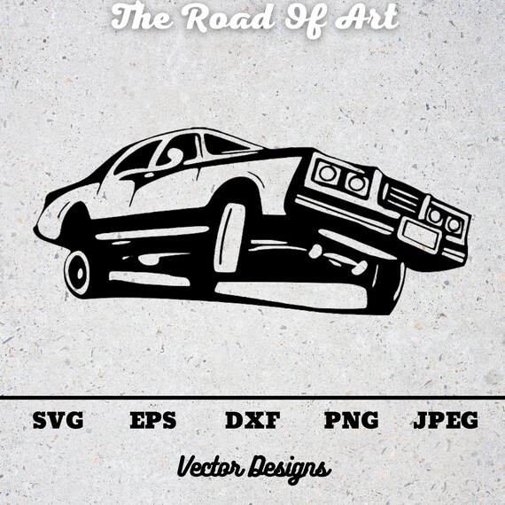Lowrider Car SVG Cut Files for Cricut & Silhouette Vector - Etsy Ireland