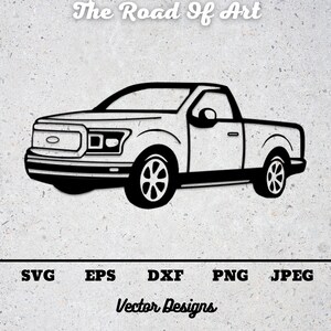 Pickup SVG Cut File for Cricut and Silhouette - High-Quality Design for T-Shirts, Decals, and Accessories