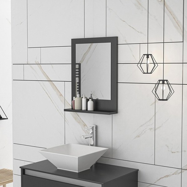 Bathroom Mirror With Shelf - Etsy