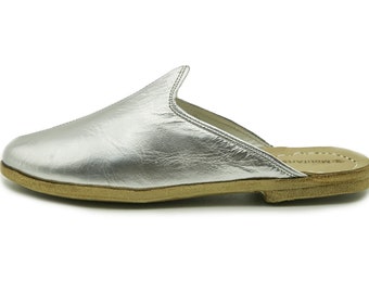 Handgjorda turkiska lädertofflor: Slip-Ons i vintagestil