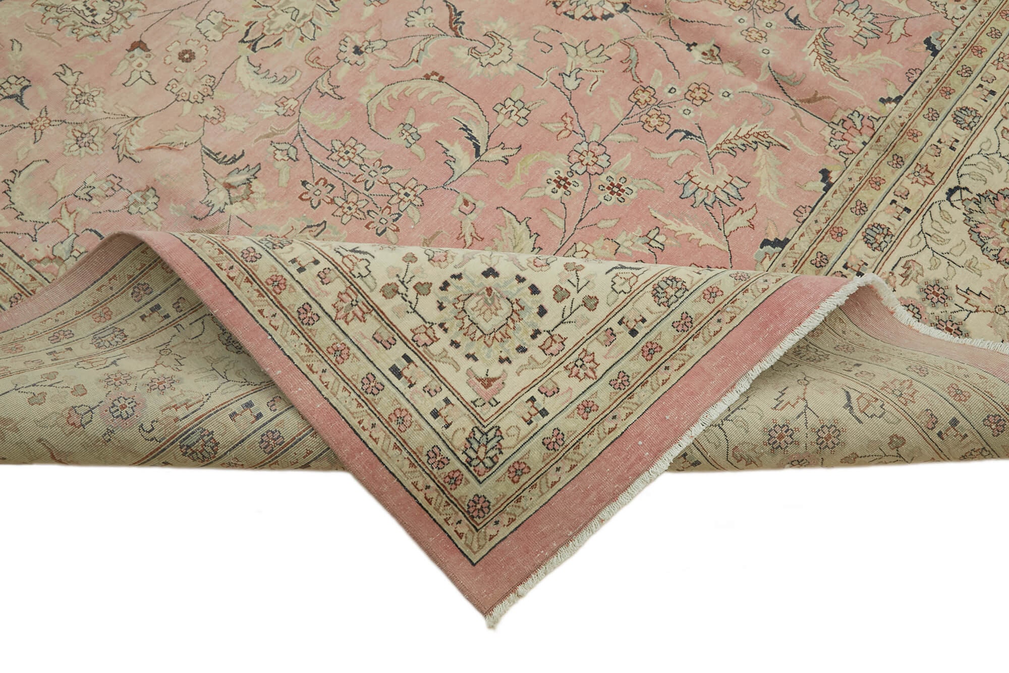 10x14 Vintage Large Blush Pink Area Rug Home Decor Authentic Etsy