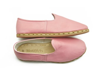 Men's Handmade Leather Slip-Ons: Turkish Yemeni Shoes