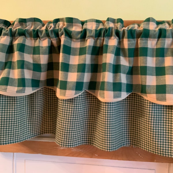 Green Valance Etsy