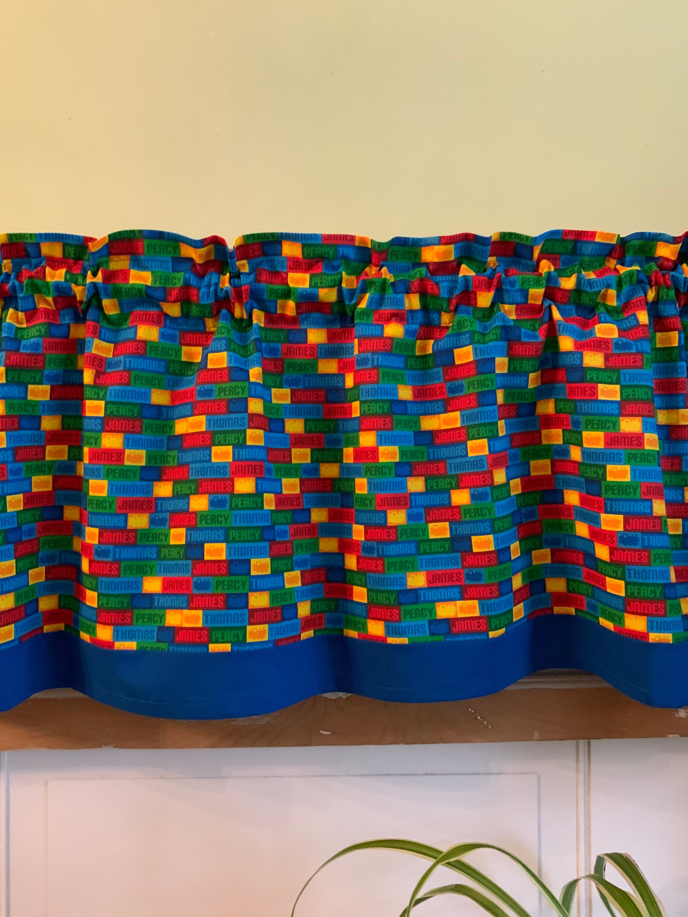Thomas and Friends Valance, Kids Decor. - Etsy