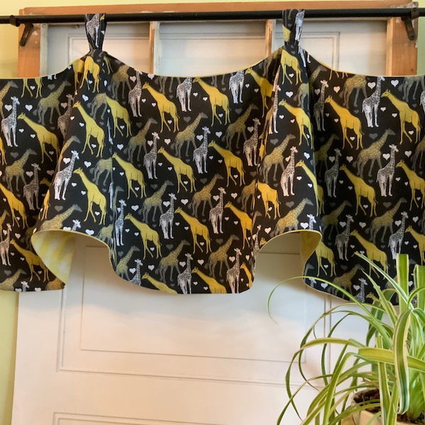 Lime Green Valances Etsy