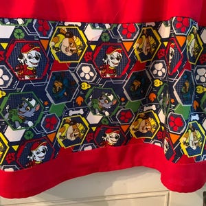 Cenefa de patrulla de poder, decoración para niños o adultos. Cenefas de regalo.