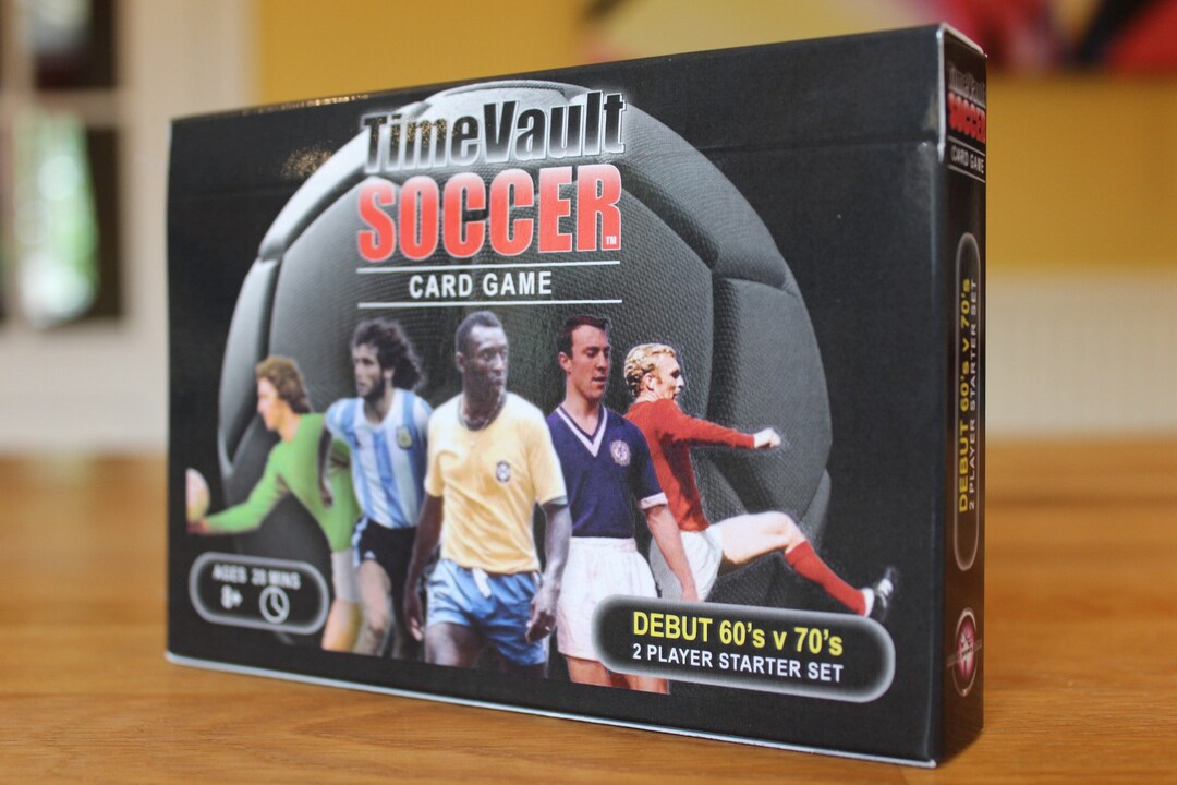 Time Vault Soccer Football Card Game Debut 2 Player Etsy