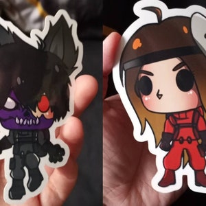 Amigops Custom Funko Pop Sticker- Double Sided