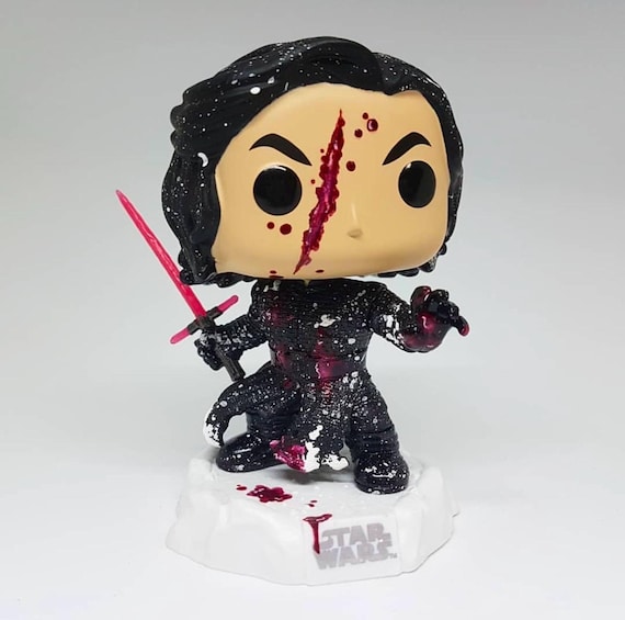 Kylo Ren Custom Funko Pop (snow Fight) - Etsy