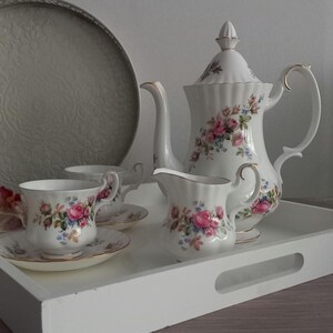 Royal Albert Moss Rose Kaffee-Kaffeeset
