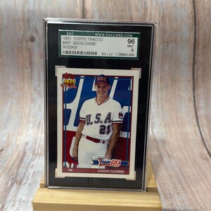 1991 Topps Traded Jason Giambi #45T SGC 96 Mint 9 Baseball Card #ME294
