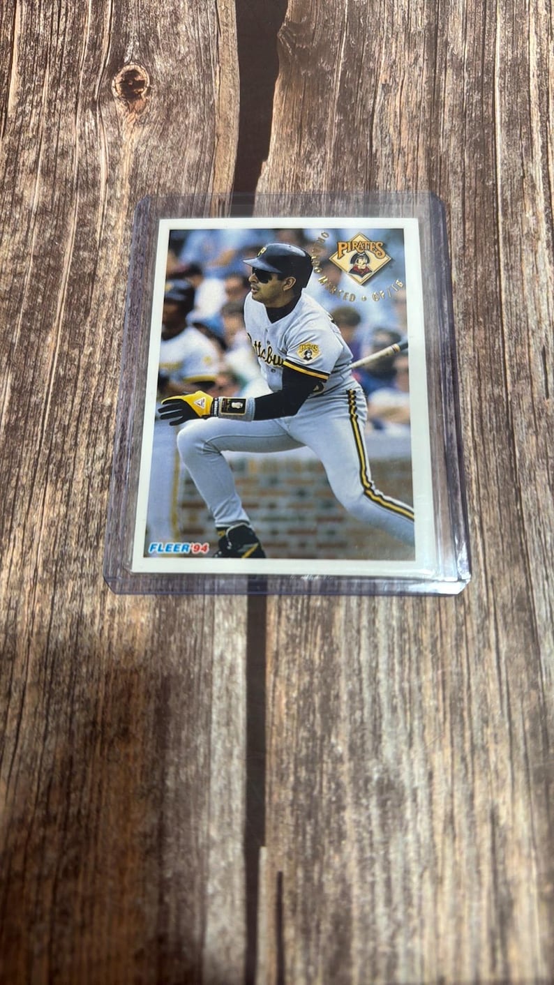 Cartes à collectionner de baseball Fleer '94 Orlando Merced #614 vintage #ME4731 image 1