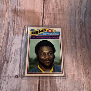 Vintage 1977 Topps Chewing-gum Monte Jackson # 310 Carte de baseball à collectionner Article # ME4335