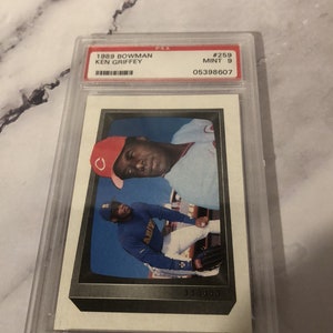 Carta da baseball Bowman Ken Griffey n. 259 PSA Mint 9 del 1989 n. ME303
