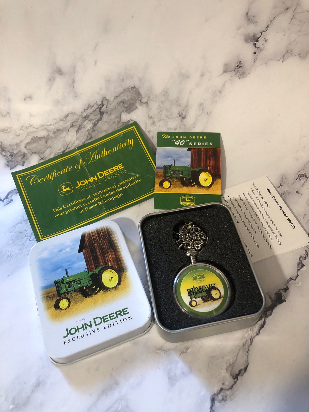 Vintage John Deere Pocket Watch Etsy