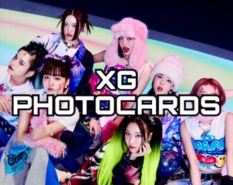 XG-fotokaarten (Jurin, Harvey, Juria, Maya, Chisa, Hinata, Cocona)