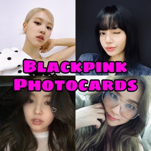BLACKPINK Photocards (Rose, Jisoo, Lisa, Jennie)