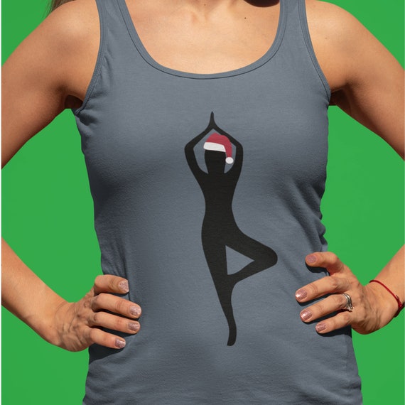 christmas yoga tank
