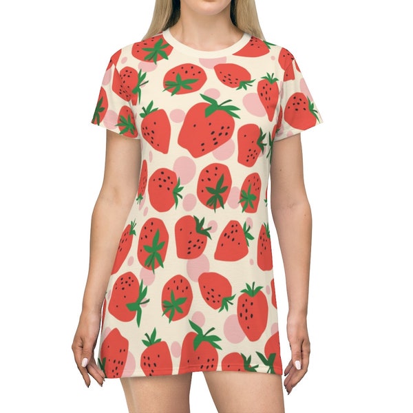 Strawberry Dress - Etsy