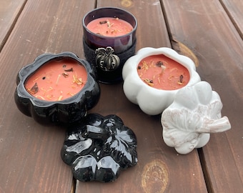 Pumpkin Spice Scented Fall Candle