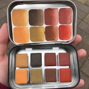 Flannel, Handmade Eco Friendly Watercolor Palette