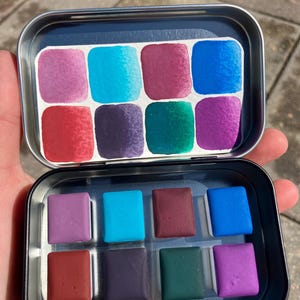 Manic Pixie Dream Girl, Handmade Eco Friendly Watercolor Palette