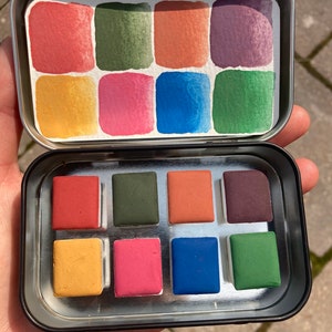 Crayon Box, Handmade Eco Friendly Watercolor Palette