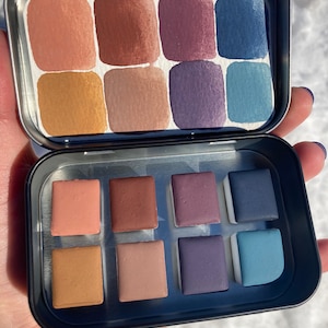 Terracotta Pots, Handmade Eco Friendly Watercolor Palette