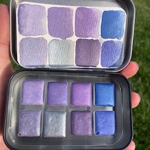 Wizards Elixer, Handmade Eco Friendly Metallic Watercolor Palette