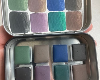 Skadi’s Cabin, Handmade Eco Friendly Watercolor Palette