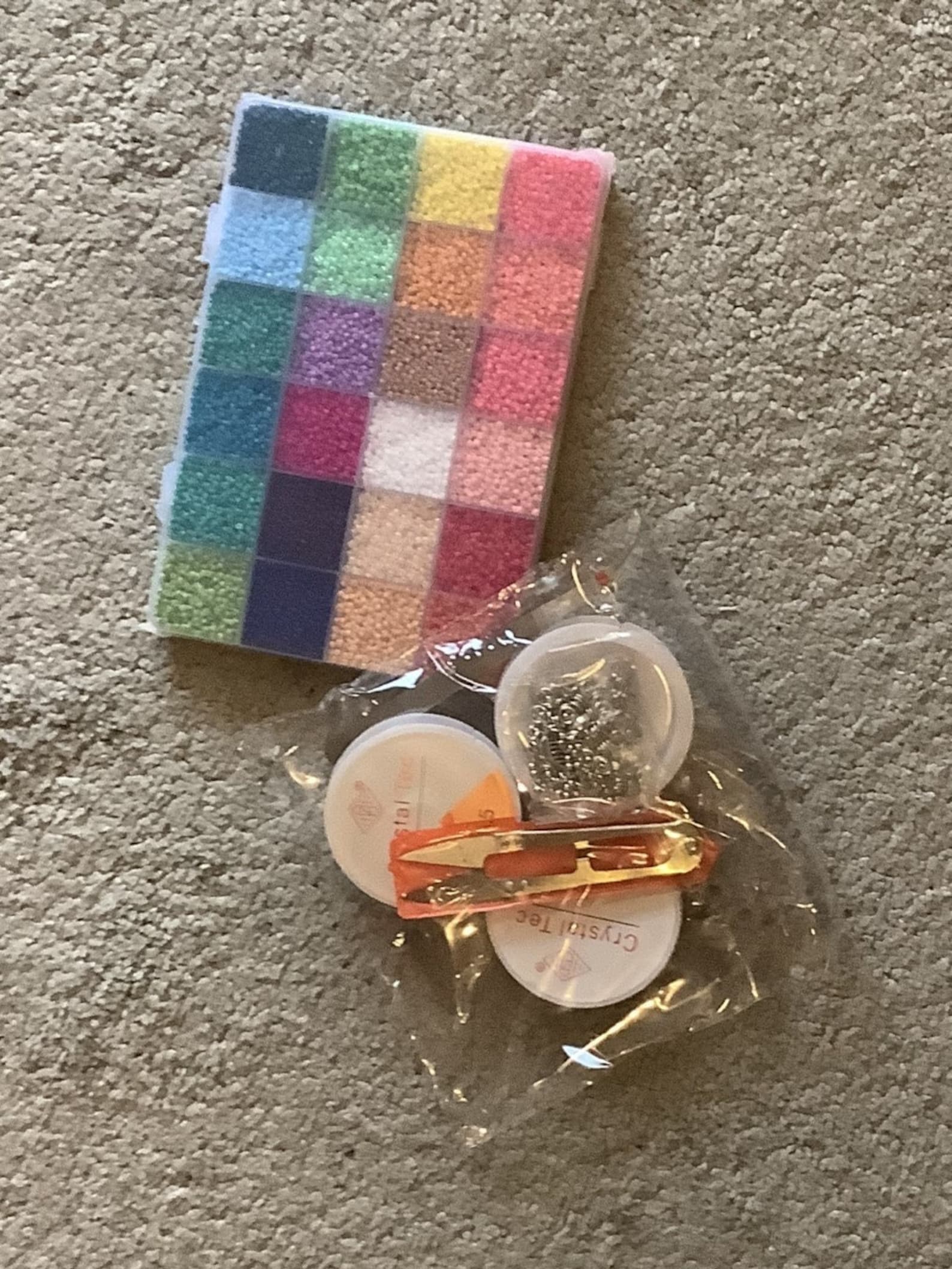 Glass Seed Bead Jewelry Making Kit, Multicolor Miyuki Glass Bead Kit