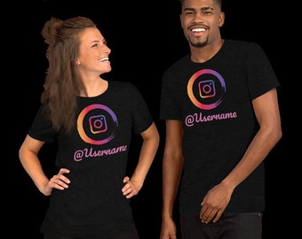 Personalized Social Media Shirt Custom Instagram Tag Shirt Twitter Shirt Your Handle here Instagram Handle t Shirt Insta Personalized Social Media Shirt Custom Instagram Tag Shirt Twitter Shirt Your Handle here Instagram Handle t Shirt Insta