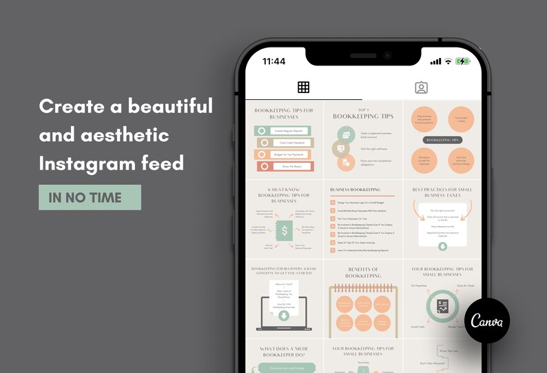 20 Bookkeeping Infographics Instagram Post Bookkeeper Etsy