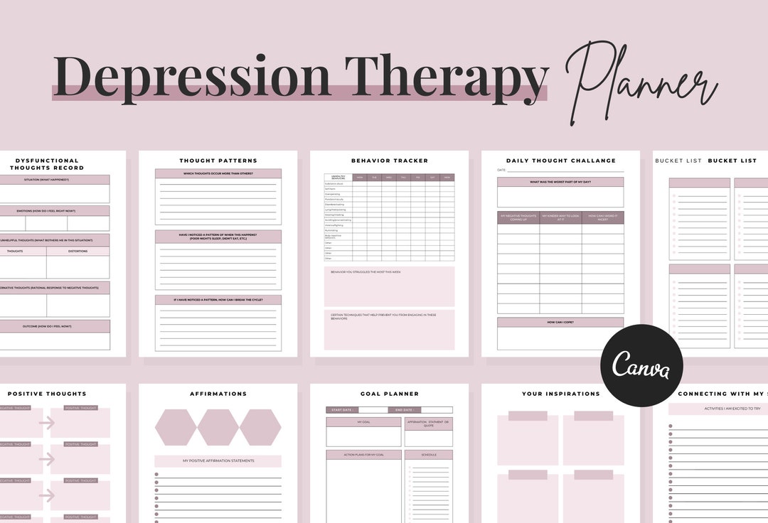 the complete depression treatment and homework planner
