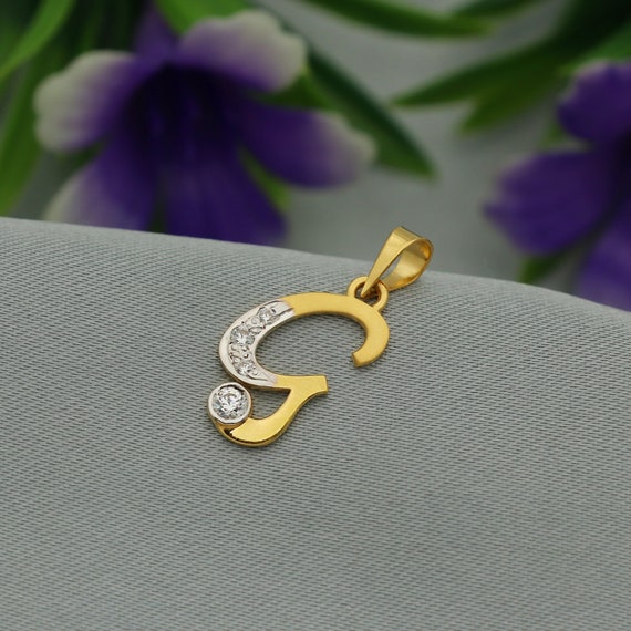G Letter Pendant Alphabet G Initials 