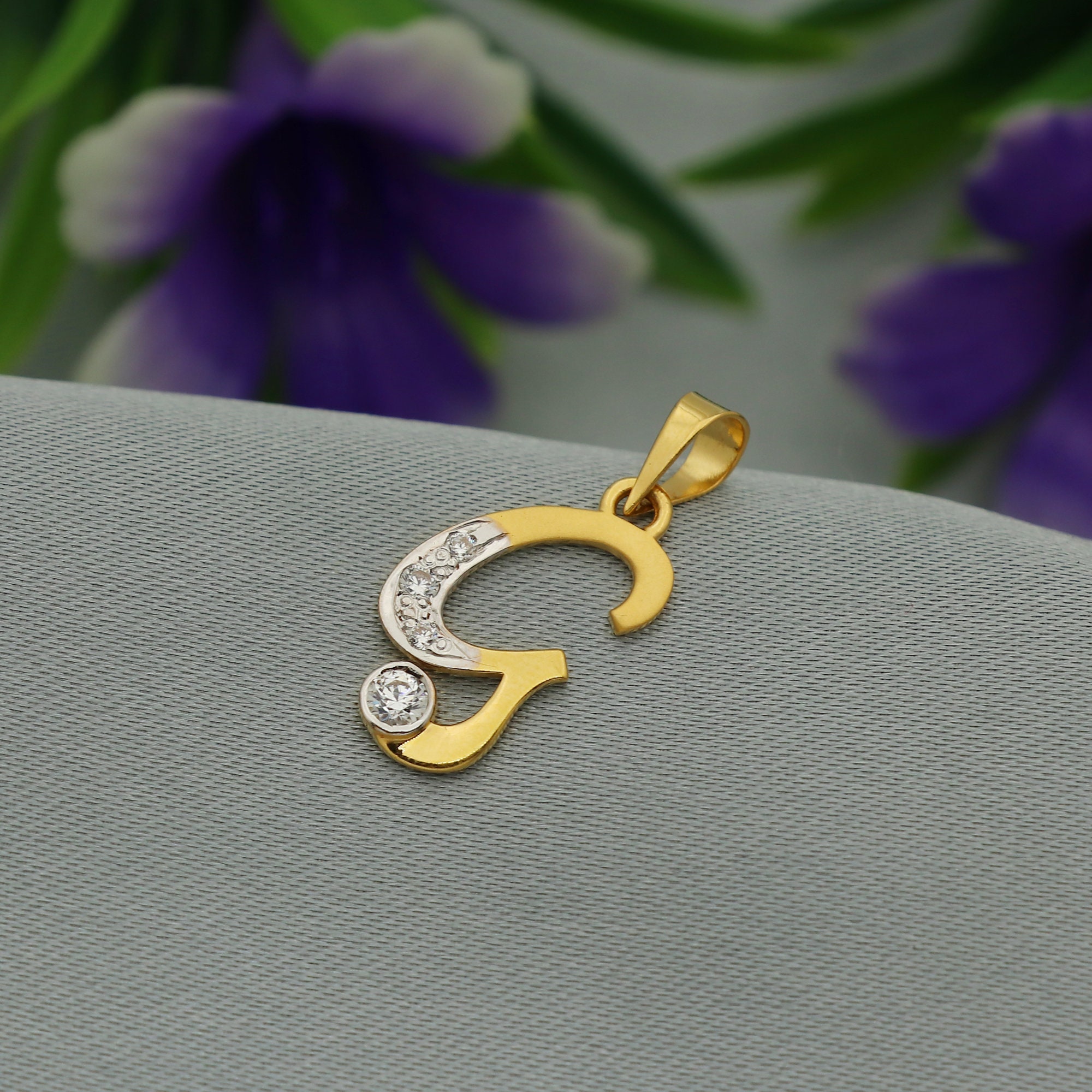 G Letter Pendant Alphabet G Initials 