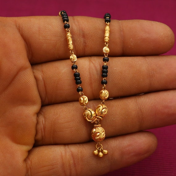 22k Gold Handmade Chain Necklace Gift P1391 Etsy