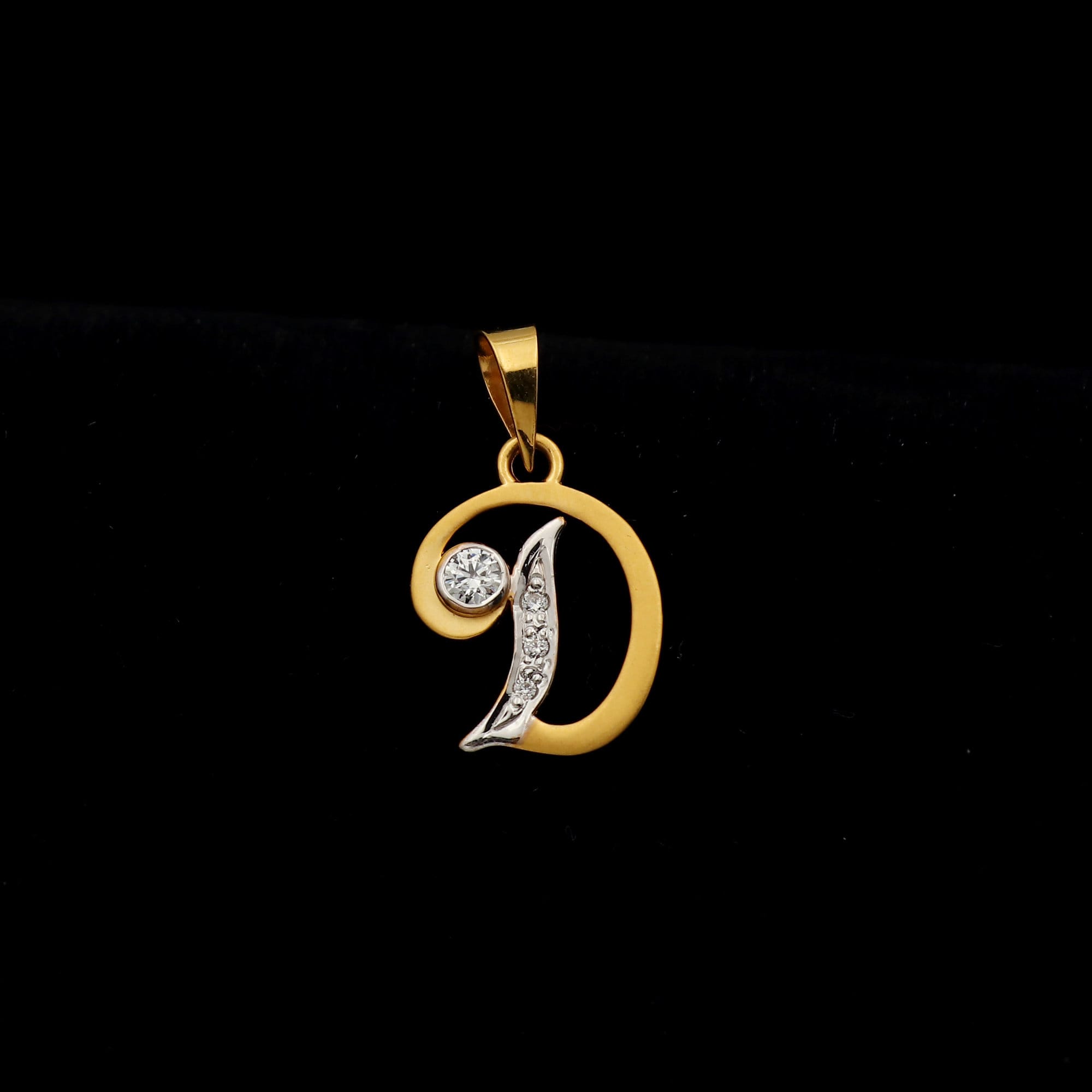 D Letter Pendant Alphabet D Initials 