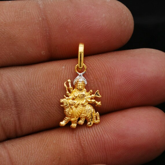 Hindu God Maa Sherawali Pendant Devi Ma 